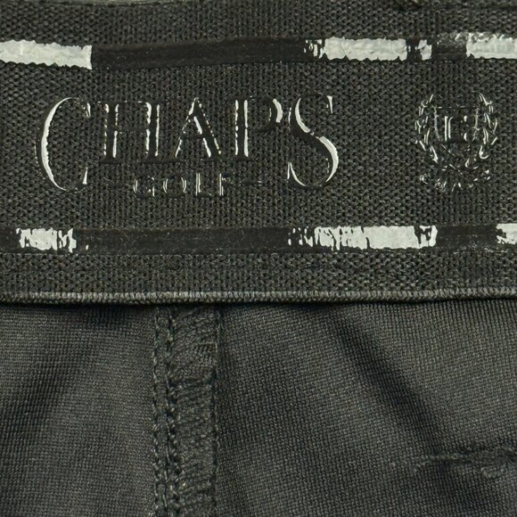 Chaps Golf Men's Slim Fit Black Onyx Stretch Shorts Size 38 Comfort Waistband NW - Picture 6 of 11